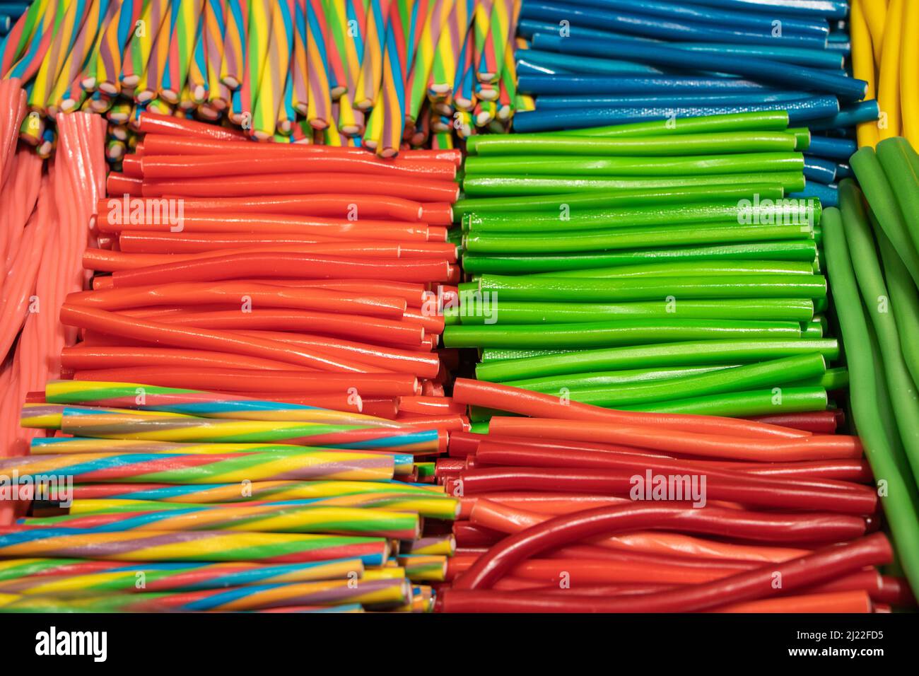 Sweet candies rope string shaped sweets dessert food generate a