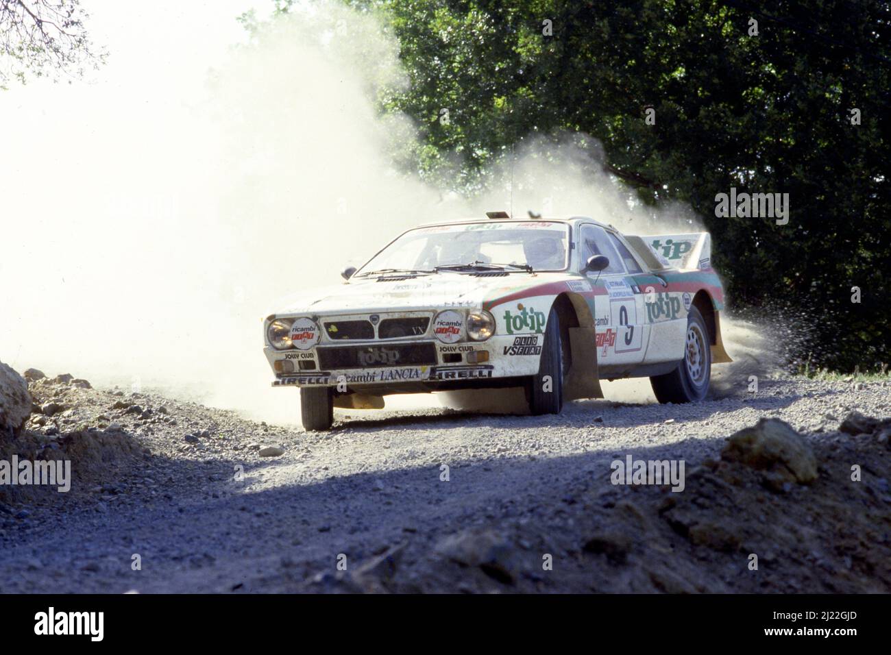 Massimo Miki Biasion (ITA) Tiziano Siviero (ITA) Lancia Rally 037 GrB ...