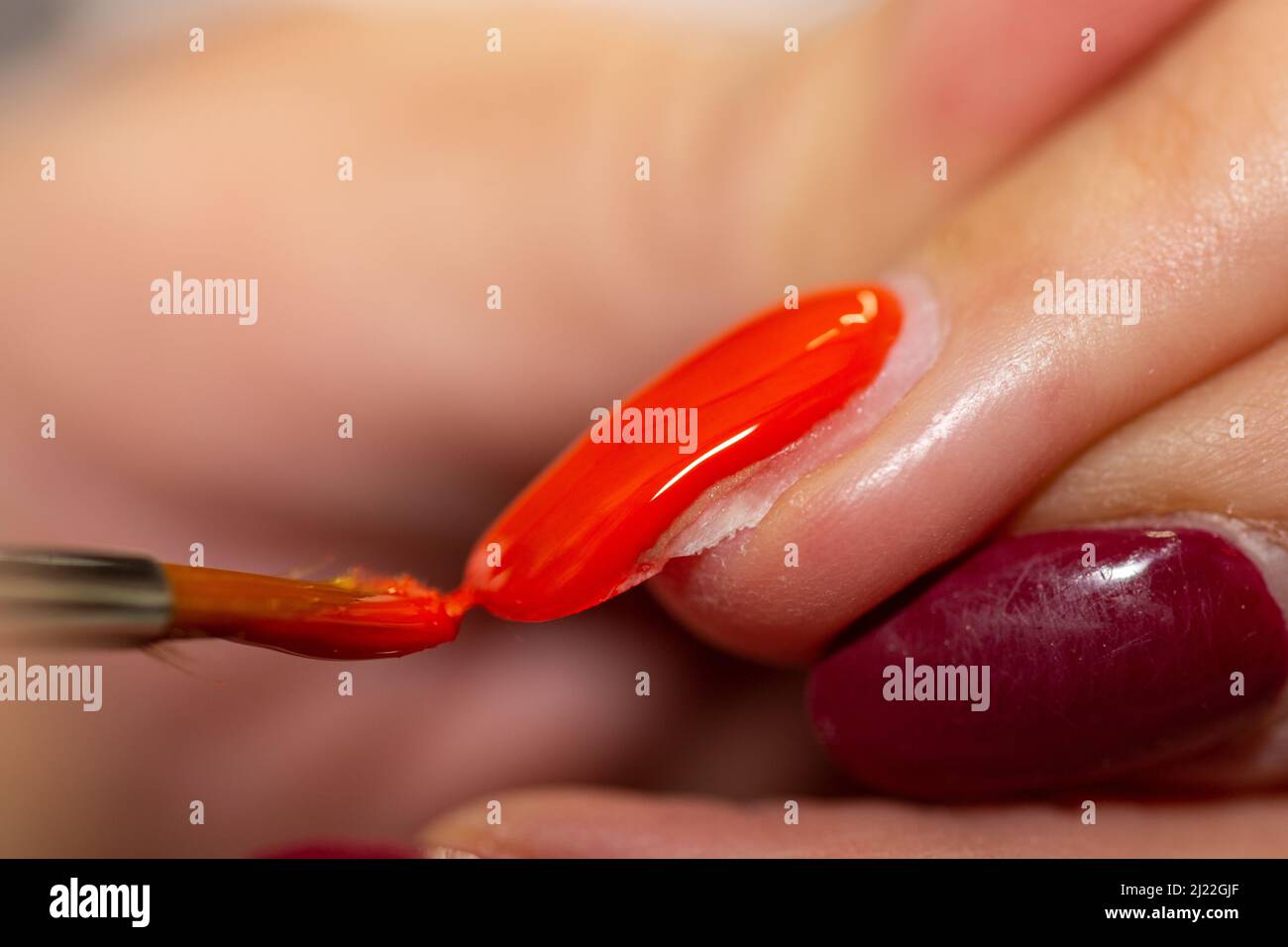 Nail extension hi-res stock photography and images - Alamy