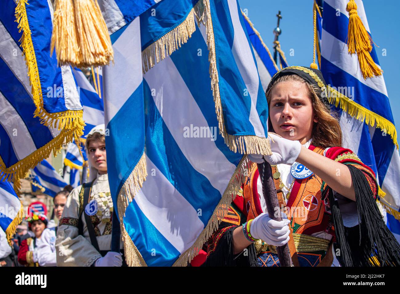 Greek independence day Stock Photo