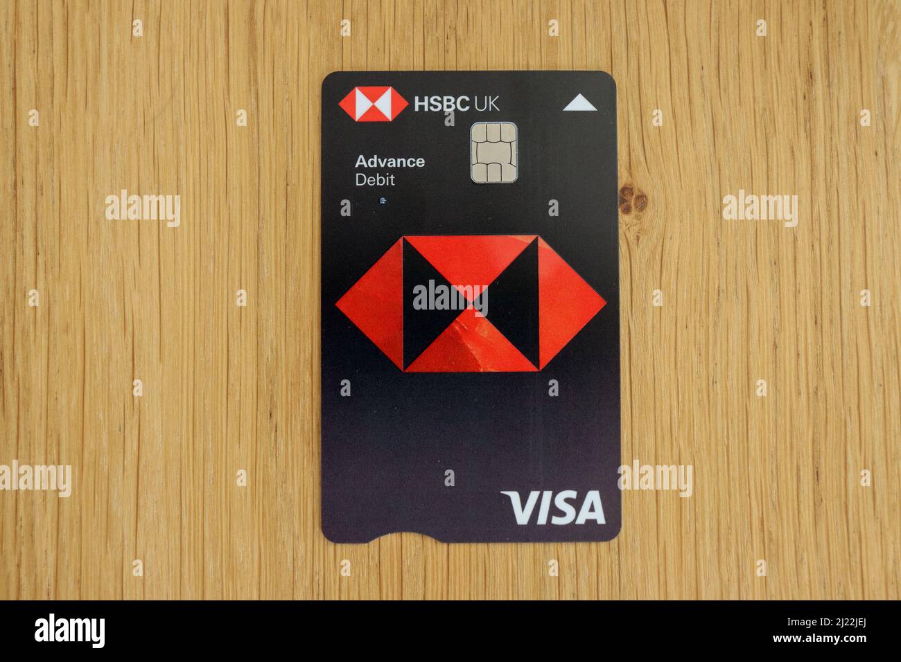 HSBC UK Advance Debit Card Stock Photo