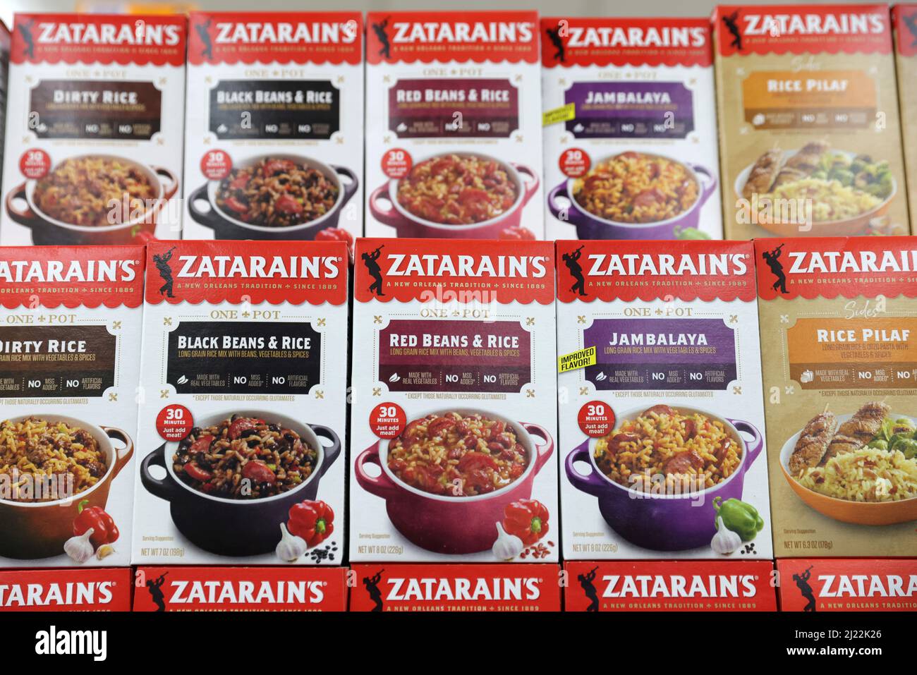 Zatarain's, a brand of McCormick & Company, is seen on display in a