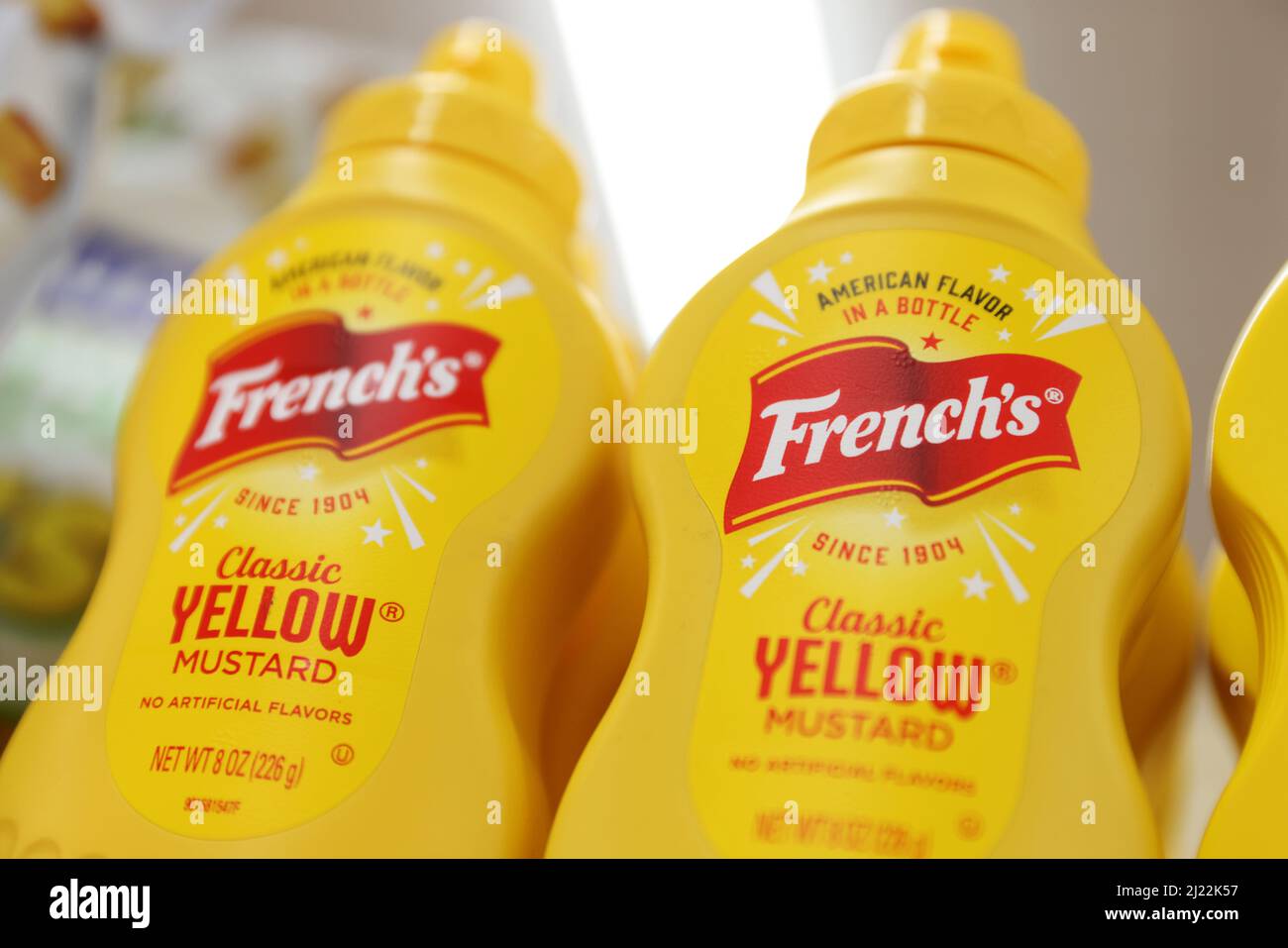 Frenchs classic yellow mustard hi-res stock photography and images - Alamy