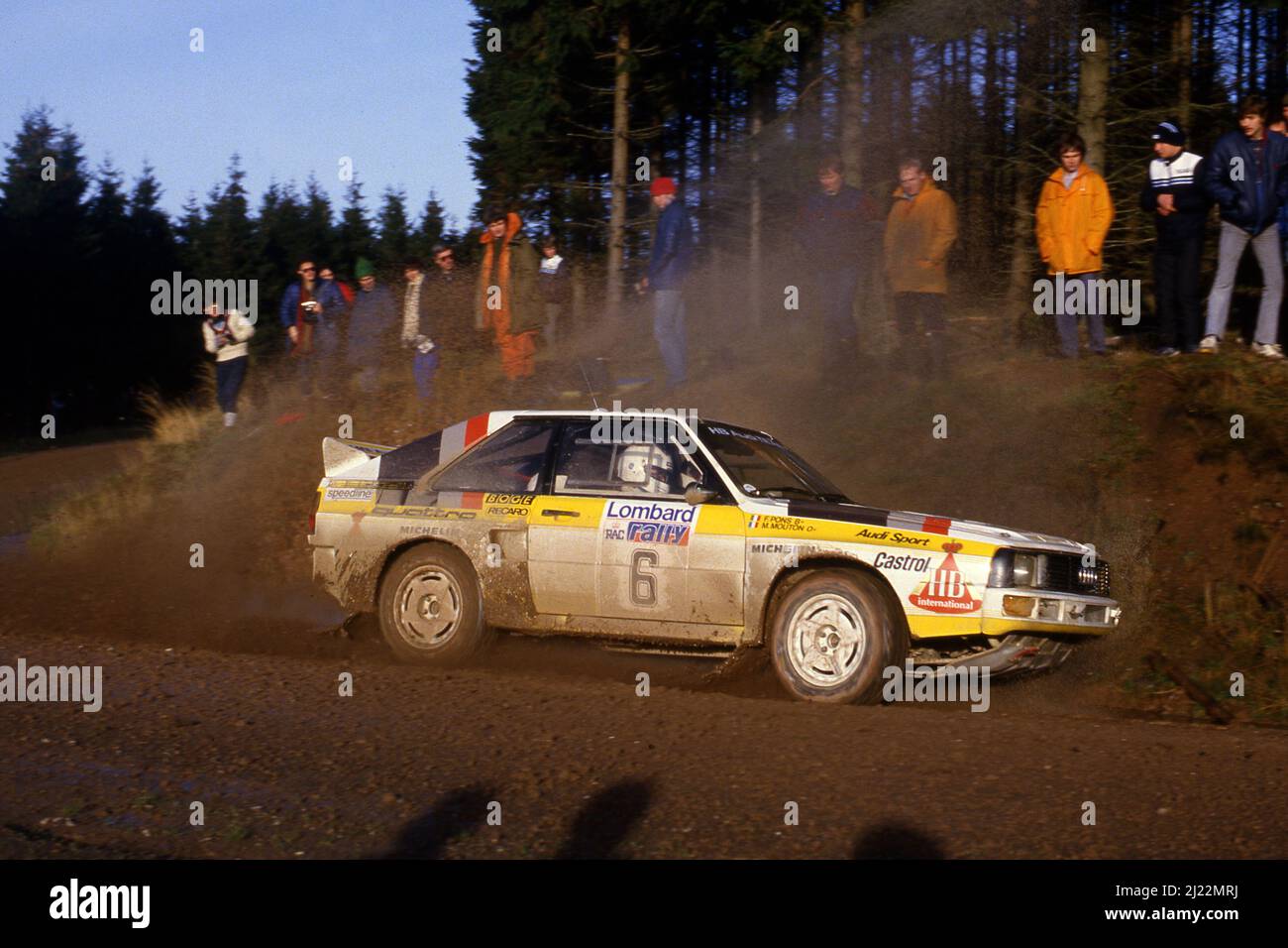 Trofeu RRir11 – Miniature Audi Sport Quattro Circuit Of Ireland 85 – Échelle 1/43 – Mouton / Pons – Résine