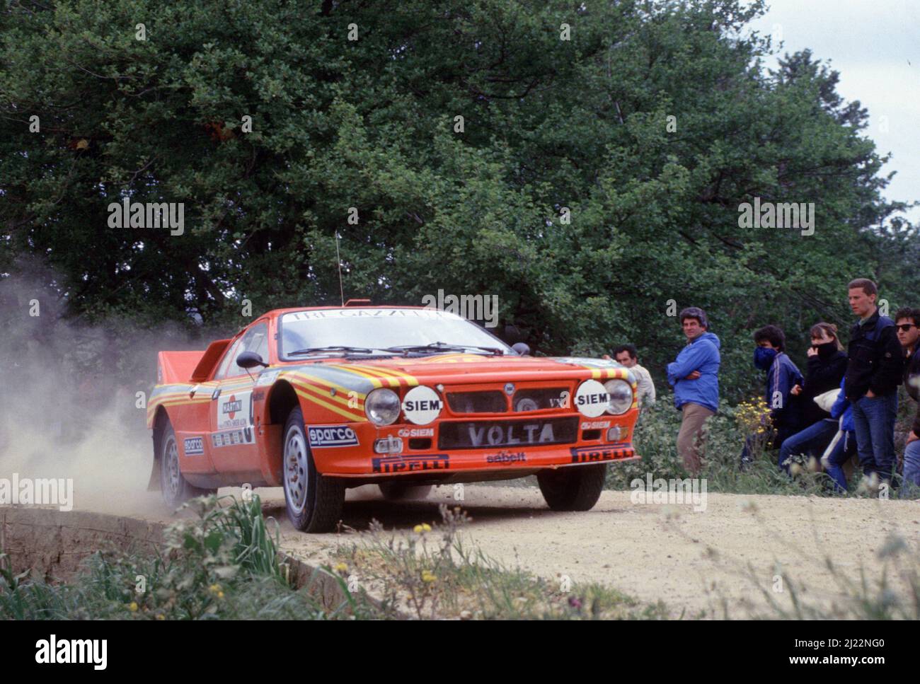 Vic Preston Jnr (EAK) John Lyall (EAK) Lancia Rally 037 GrB Tre ...