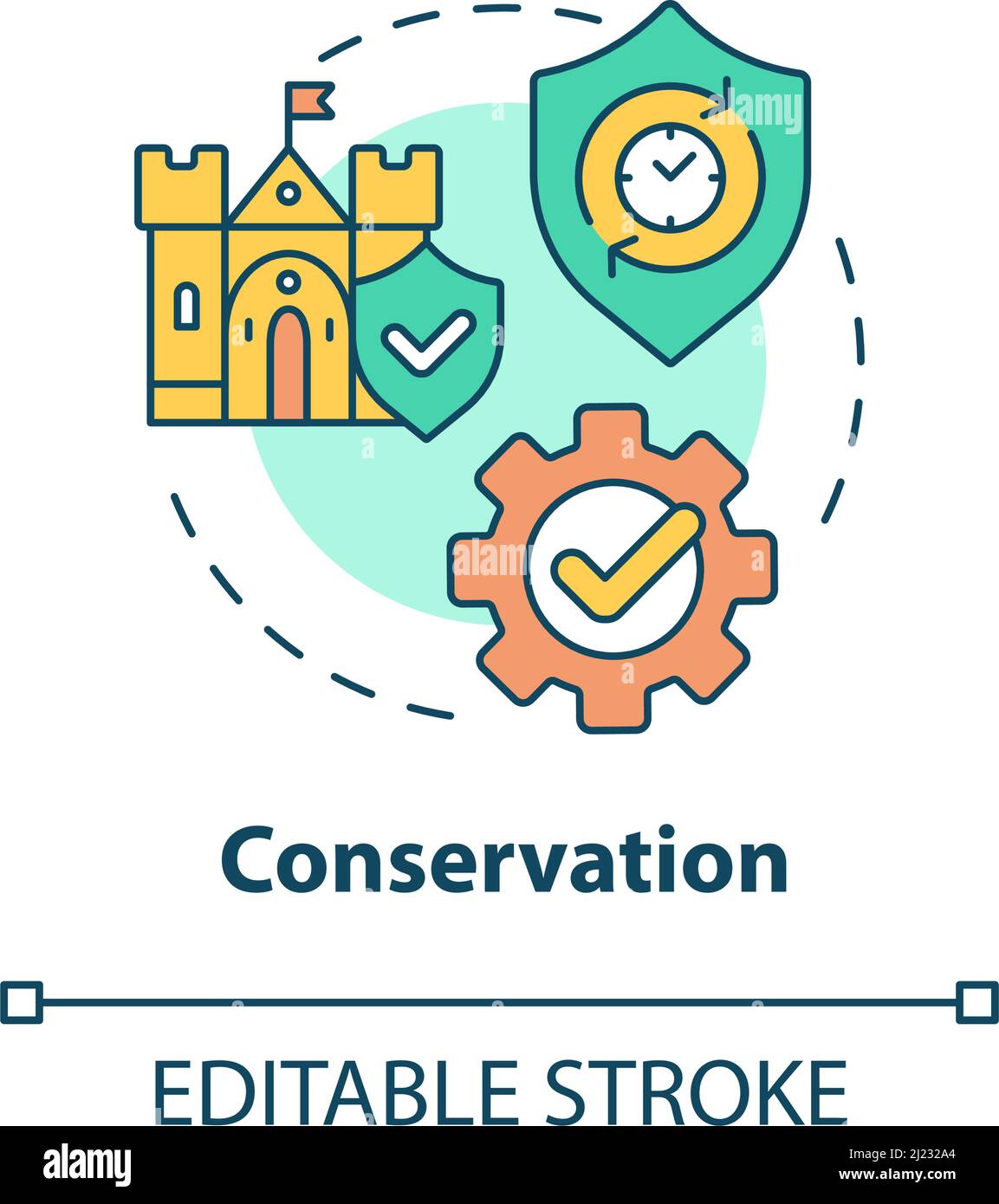 Conservation concept icon Stock Vector Image & Art Alamy