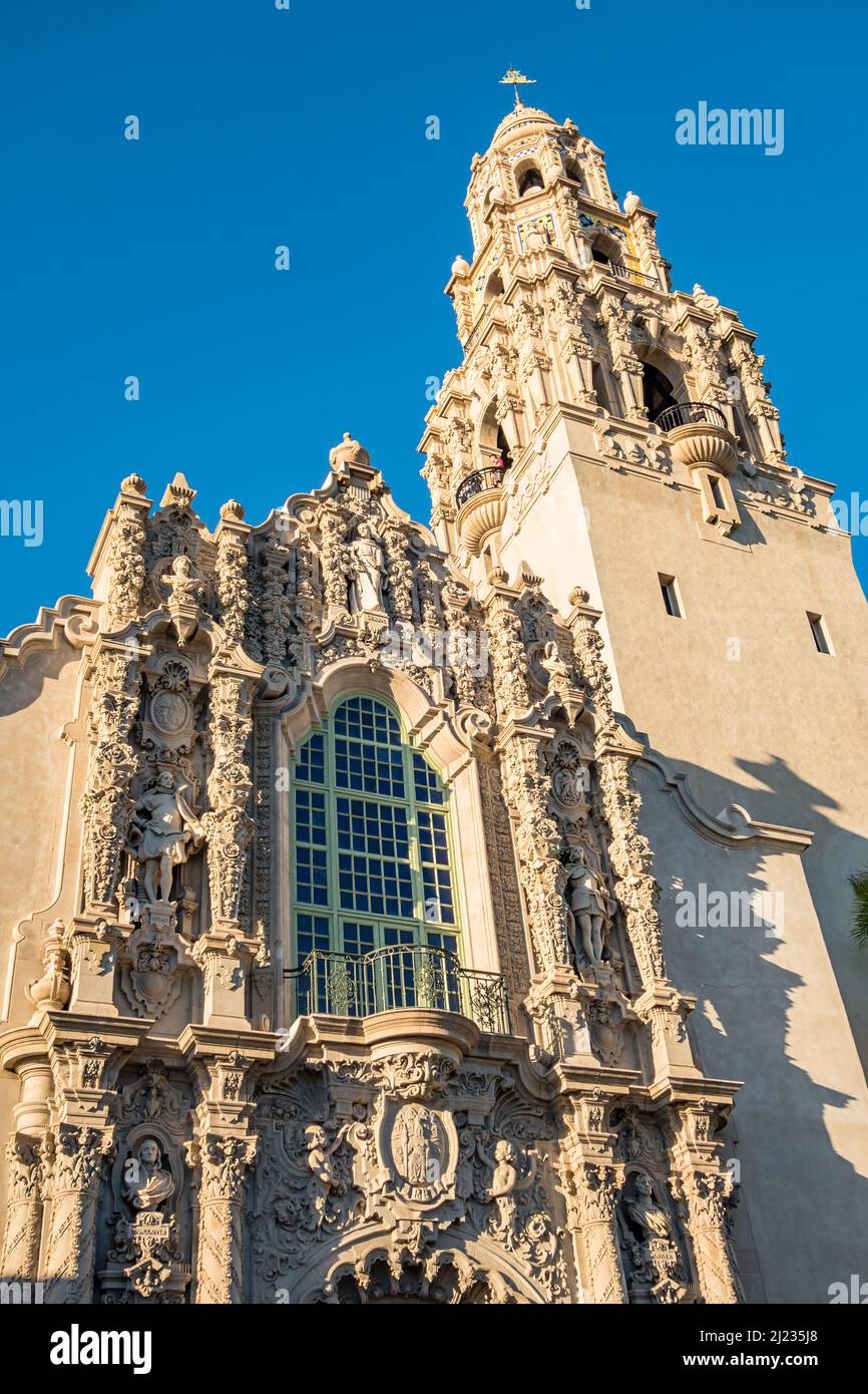 Museum of Us, anthropology museum in Balboa Park San Diego California USA, California, USA. Stock Photo