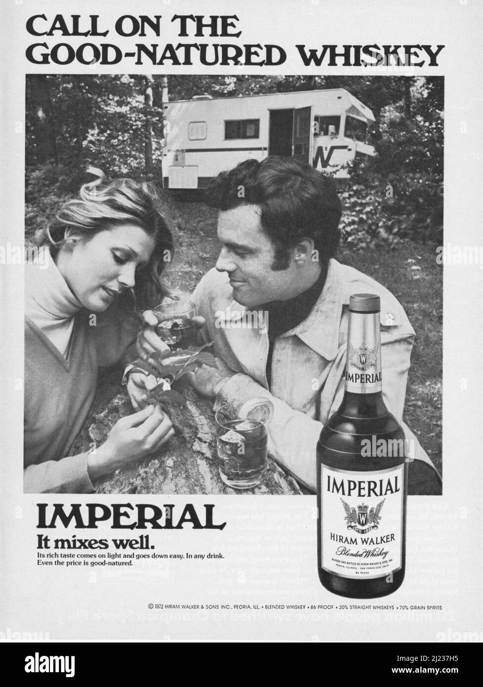 Vintage 25 September 1972 "Sports Illustrated" Advert, USA Stock Photo