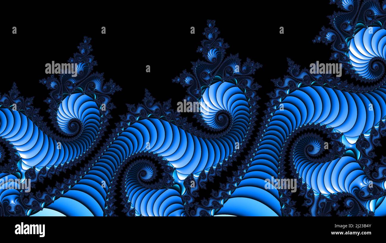 Abstract Computer generated Fractal design. A fractal is a never-ending ...