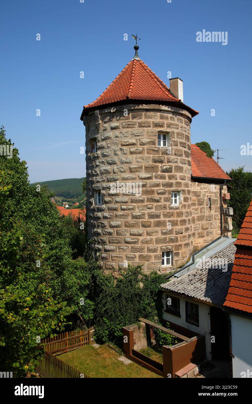 Spalt Spalt - Reifen-Turm / Spalt - Reifen-Tower Stock Photo - Alamy