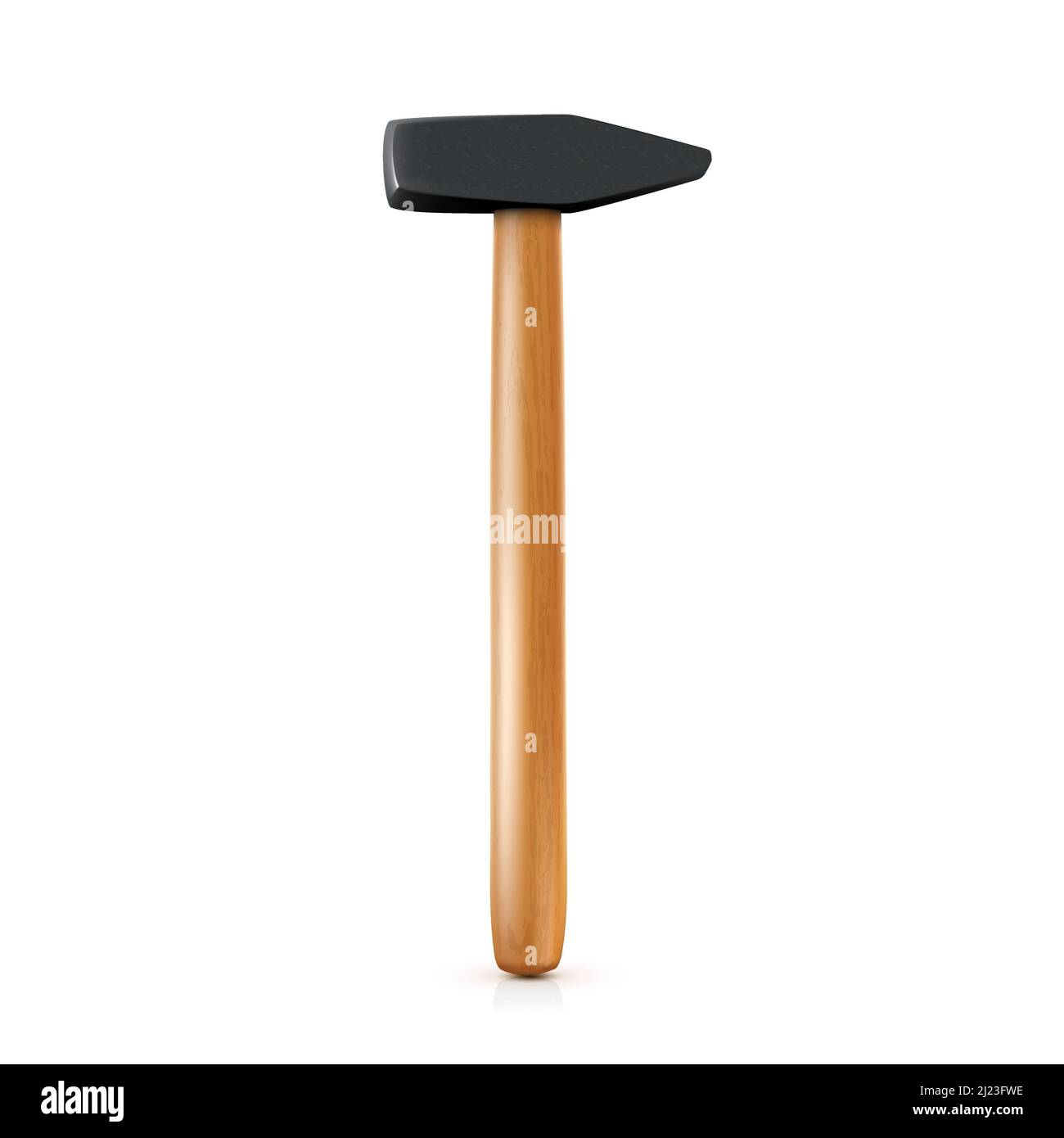 Hammer vector illustration isolated on white background Stock Vector