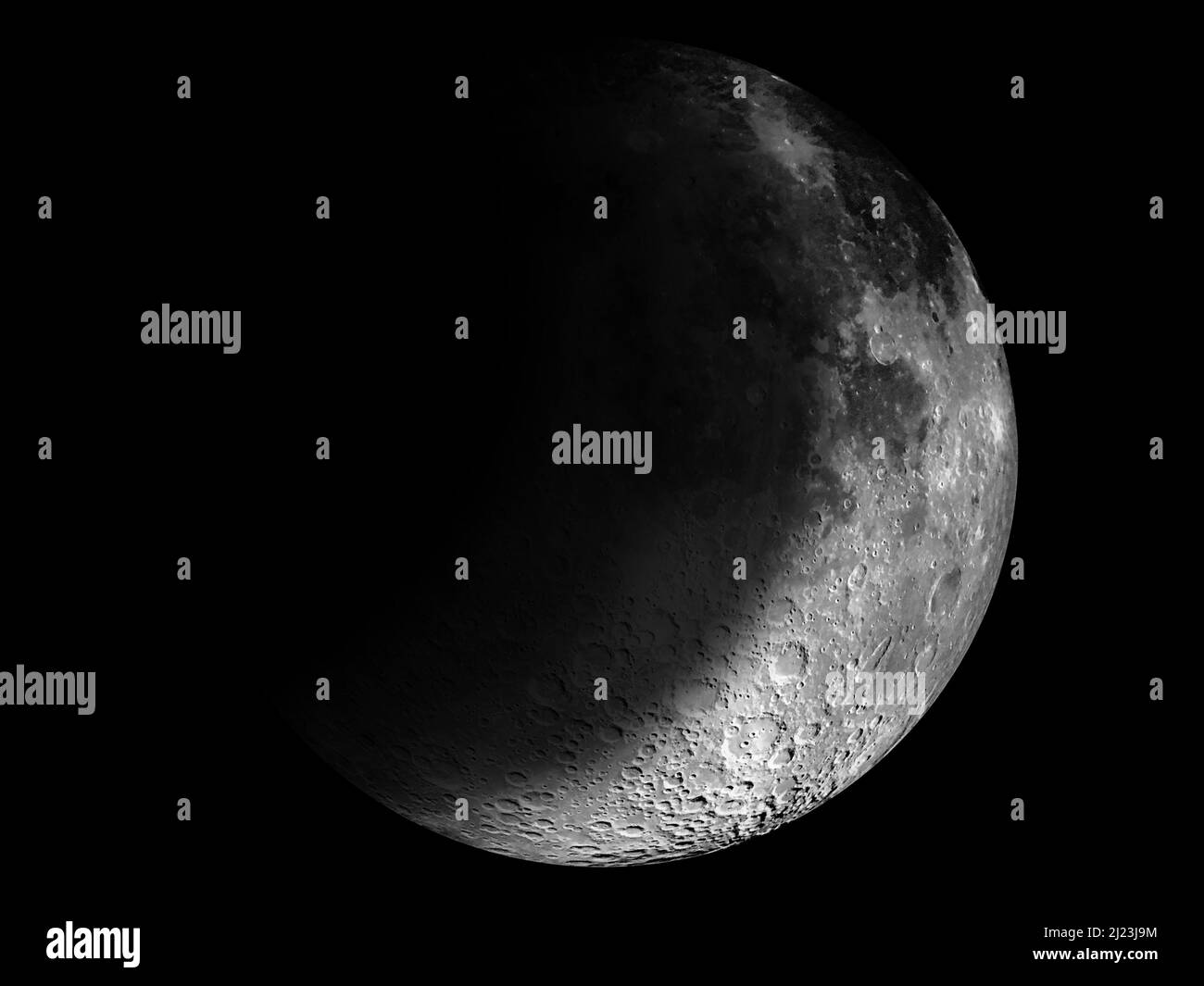 Waxing Crescent new moon Stock Photo Alamy