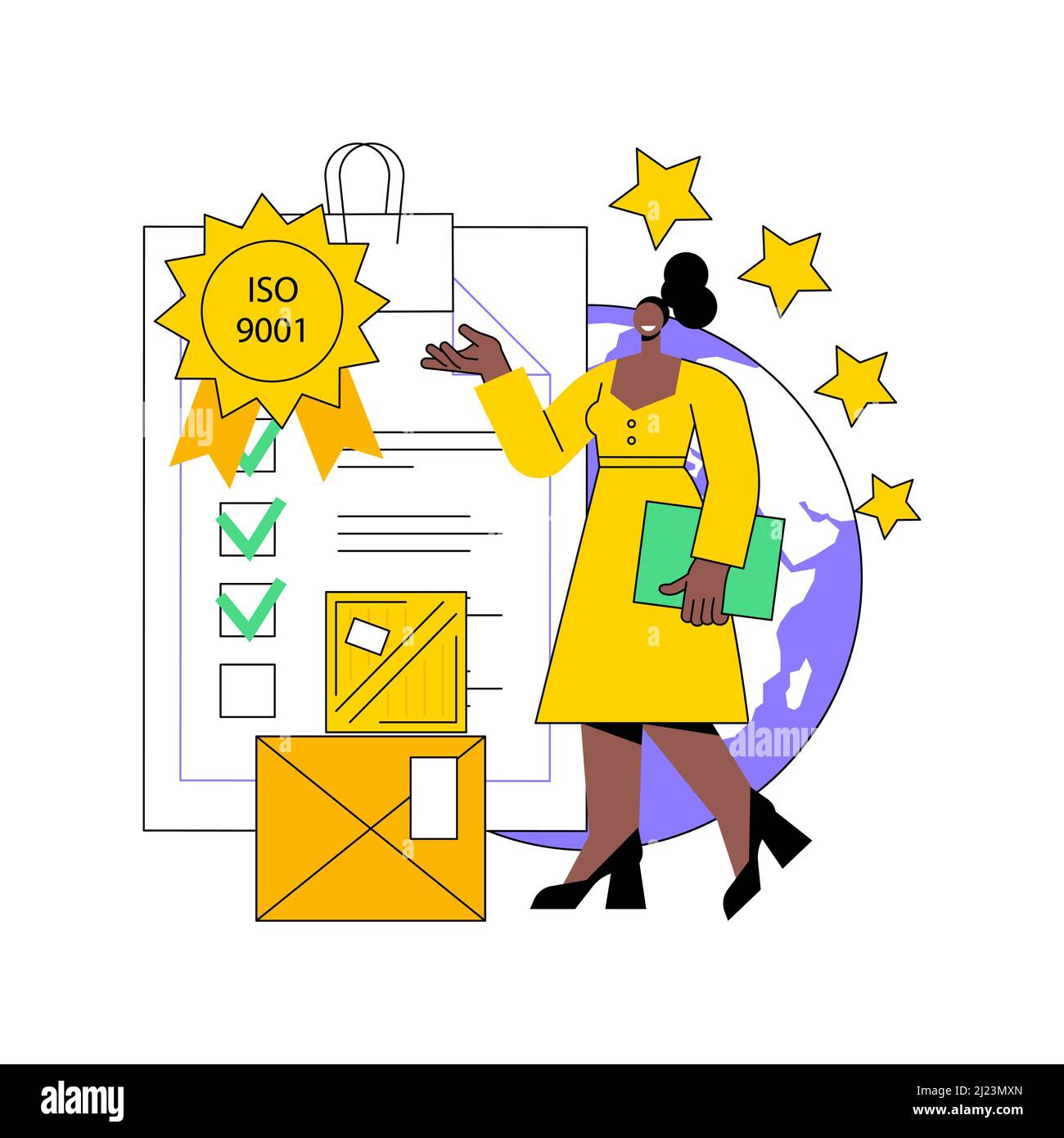 Product quality abstract concept vector illustration. Product