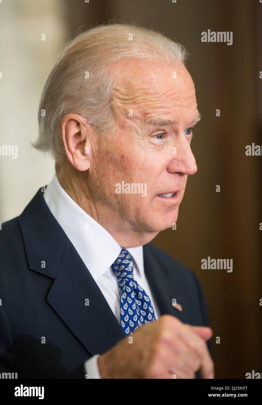 United States Vice President Joe Biden during an official visit to