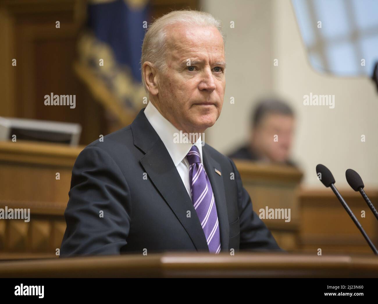 United States Vice President Joe Biden during an official visit to