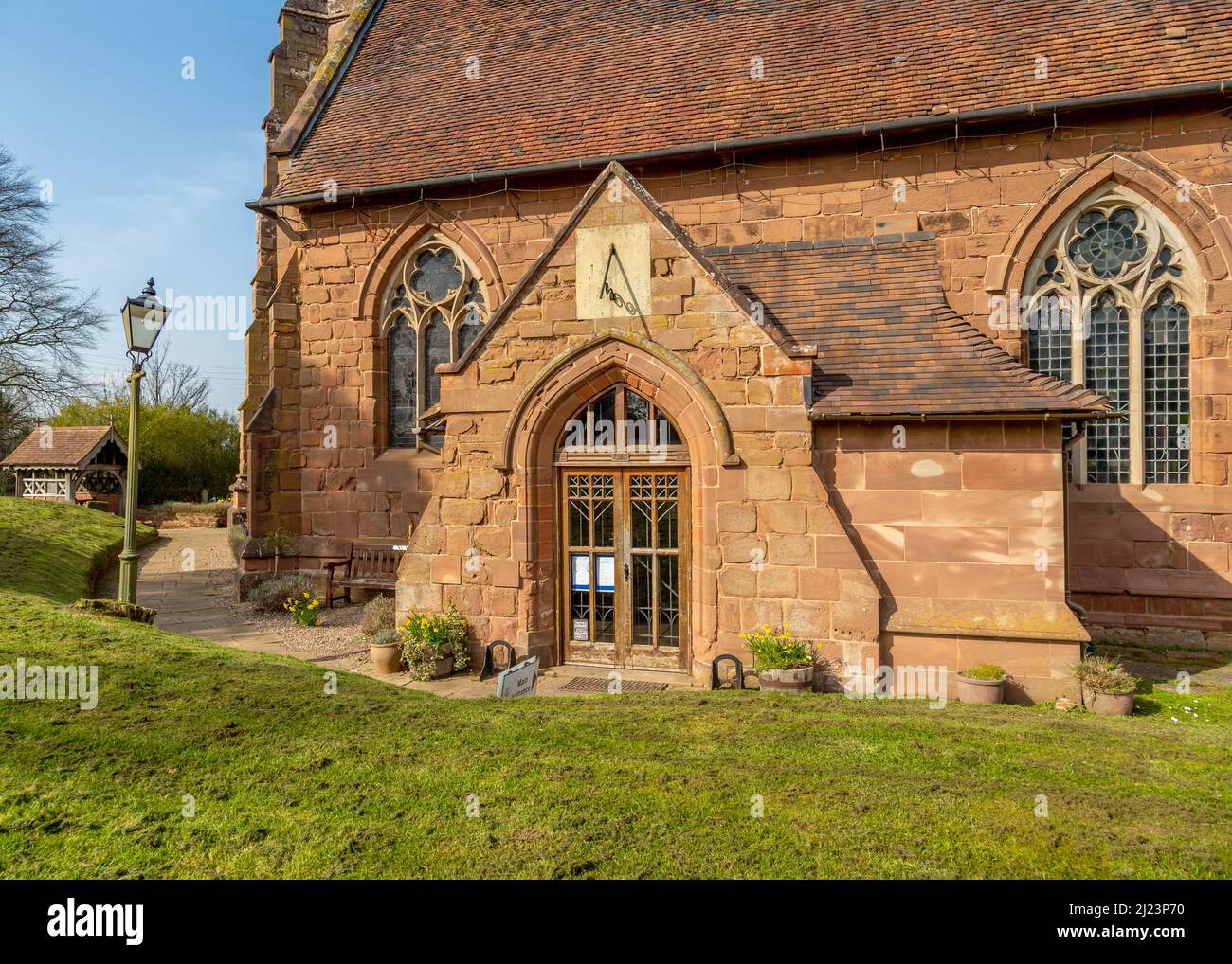 St. Peter's Church in Kinver, Staffordshire, England. Stock Photo