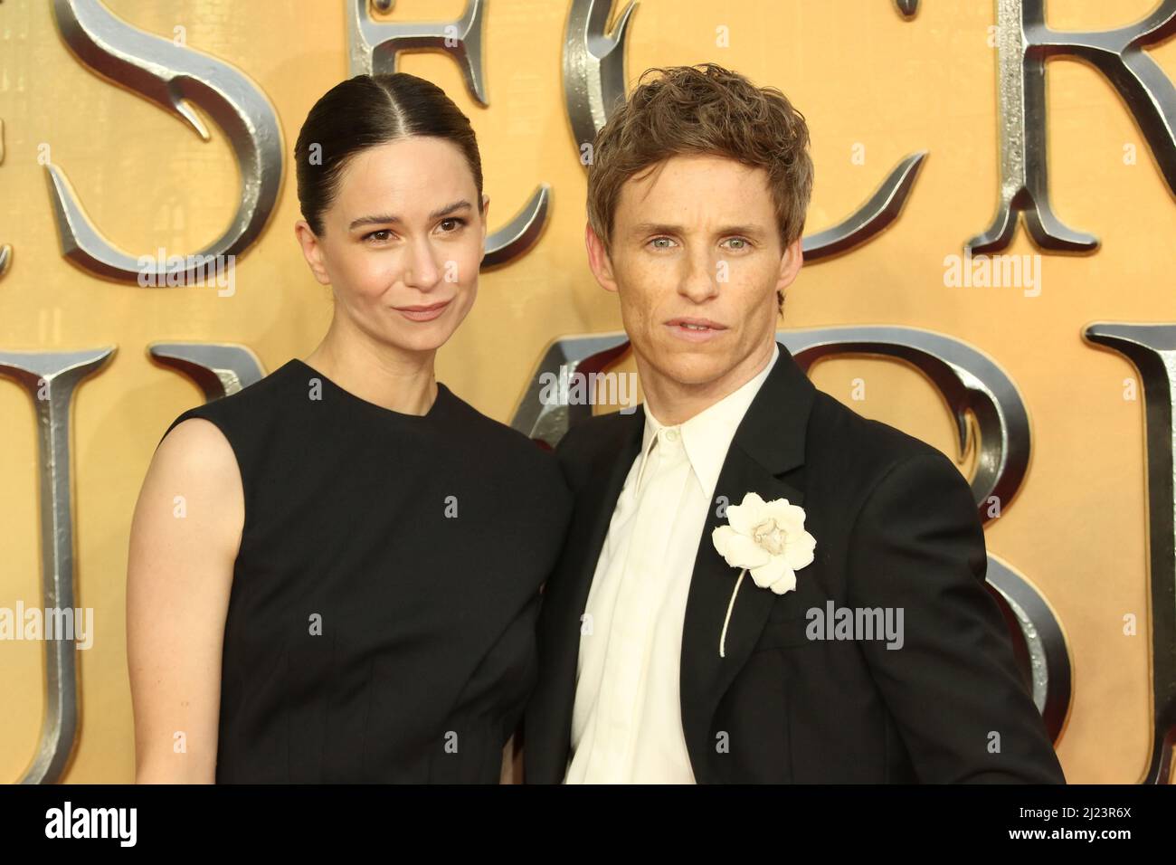 Katherine Waterston and Eddie Redmayne, Fantastic Beasts: The Secrets