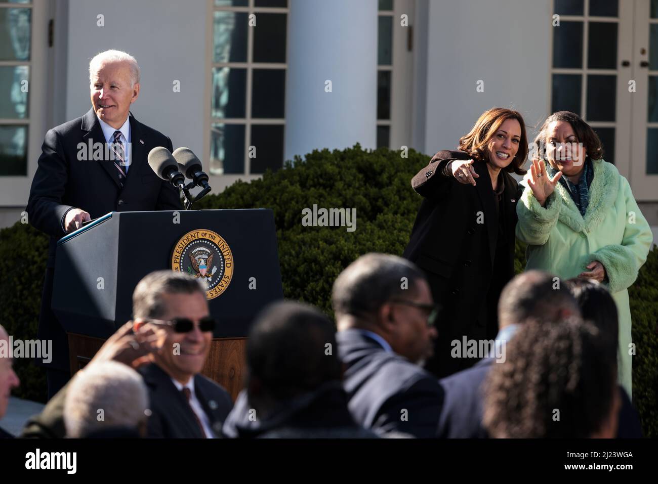 Washington, USA. 29th Mar, 2022. President Joe Biden and Vice President