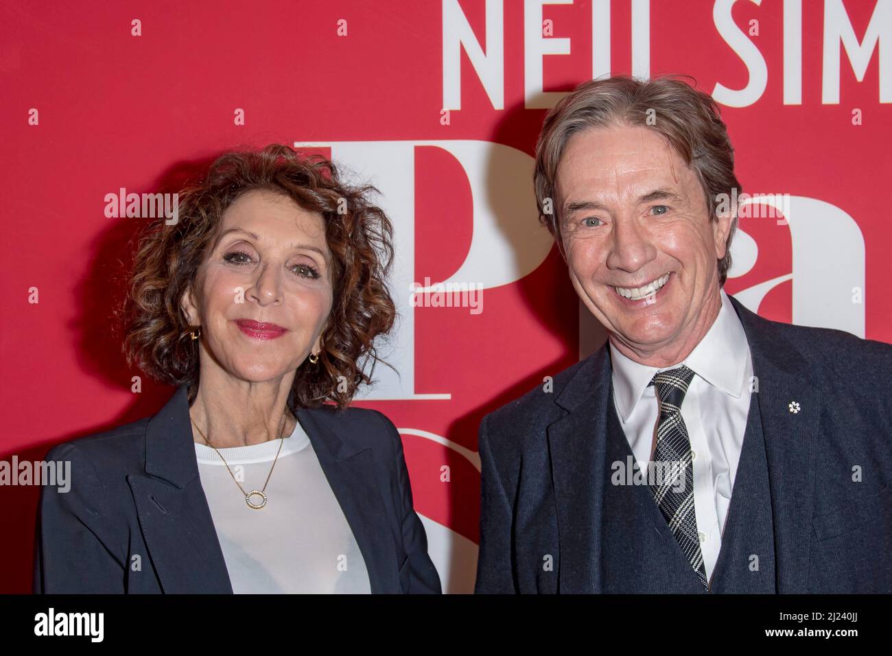 Andrea Martin and Martin Short attend "Plaza Suite" Opening Night in New York City. (Photo by