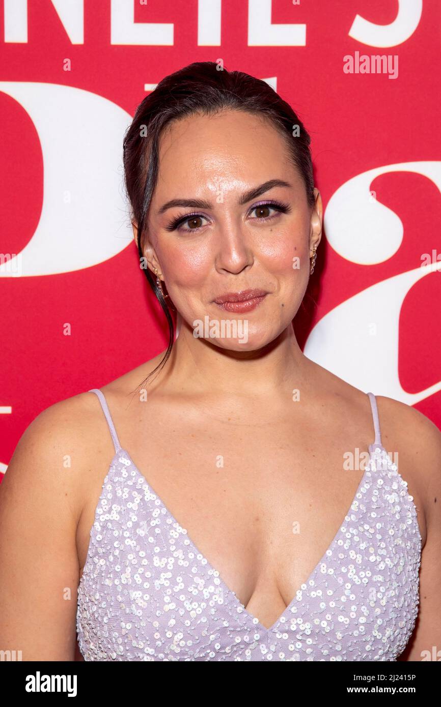 Olivia Hernandez attends "Plaza Suite" Opening Night in New York City