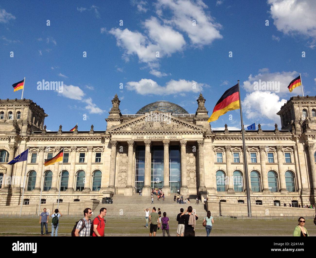 German Bundestag - Parliament in Berlin Stock Photo