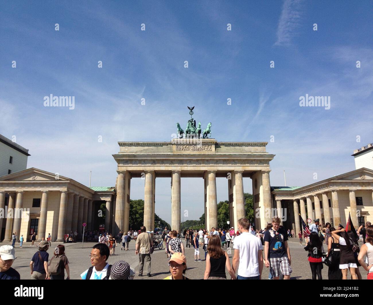 Brandenburg Gate in Berlin, Germany Stock Photo