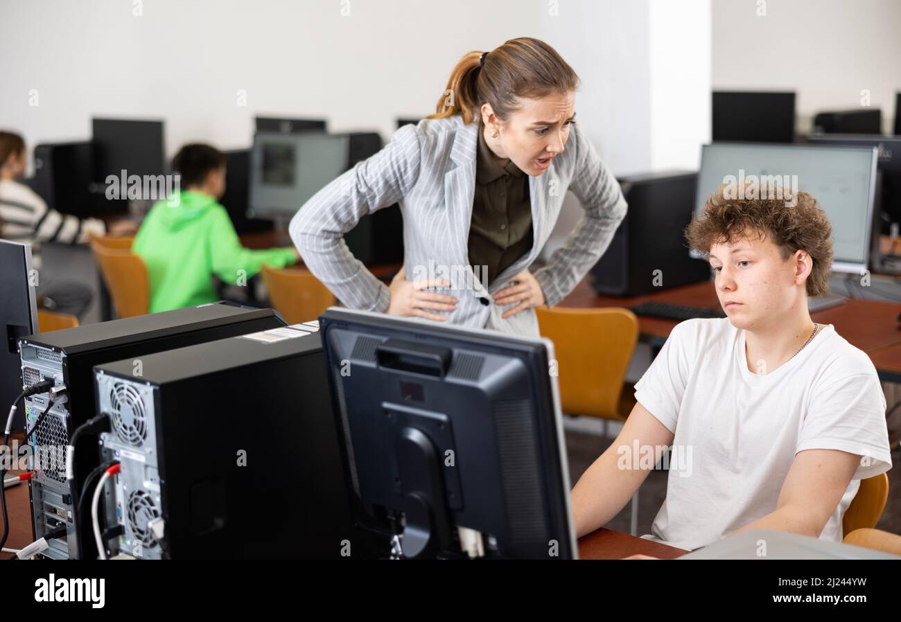 Teacher Yelling At Class