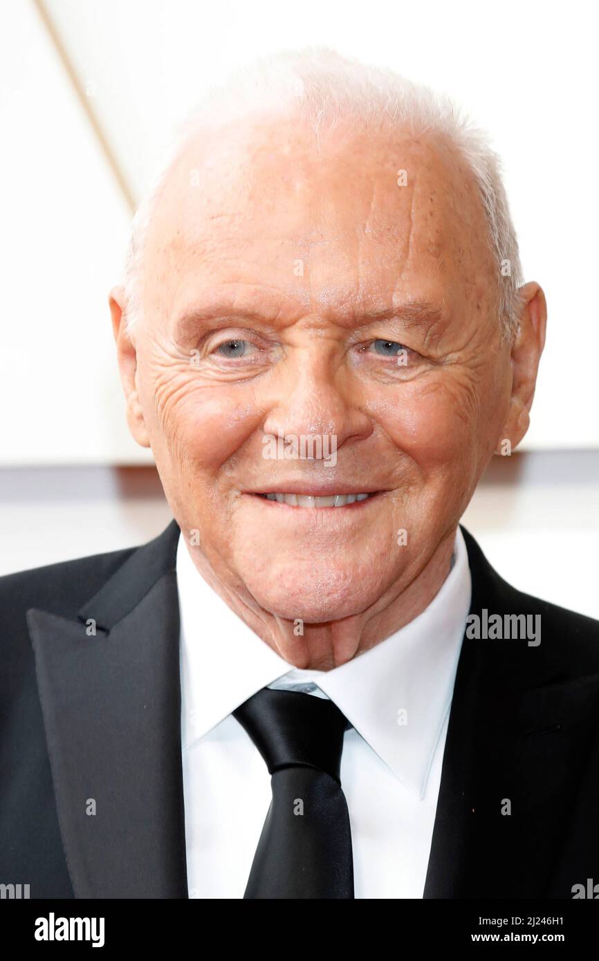 March 28, 2022, Los Angeles, CA, USA: LOS ANGELES - MAR 27:  Sir Anthony Hopkins at the 94th Academy Awards at Dolby Theater on March 27, 2022 in Los Angeles, CA (Credit Image: © Kay Blake/ZUMA Press Wire) Stock Photo