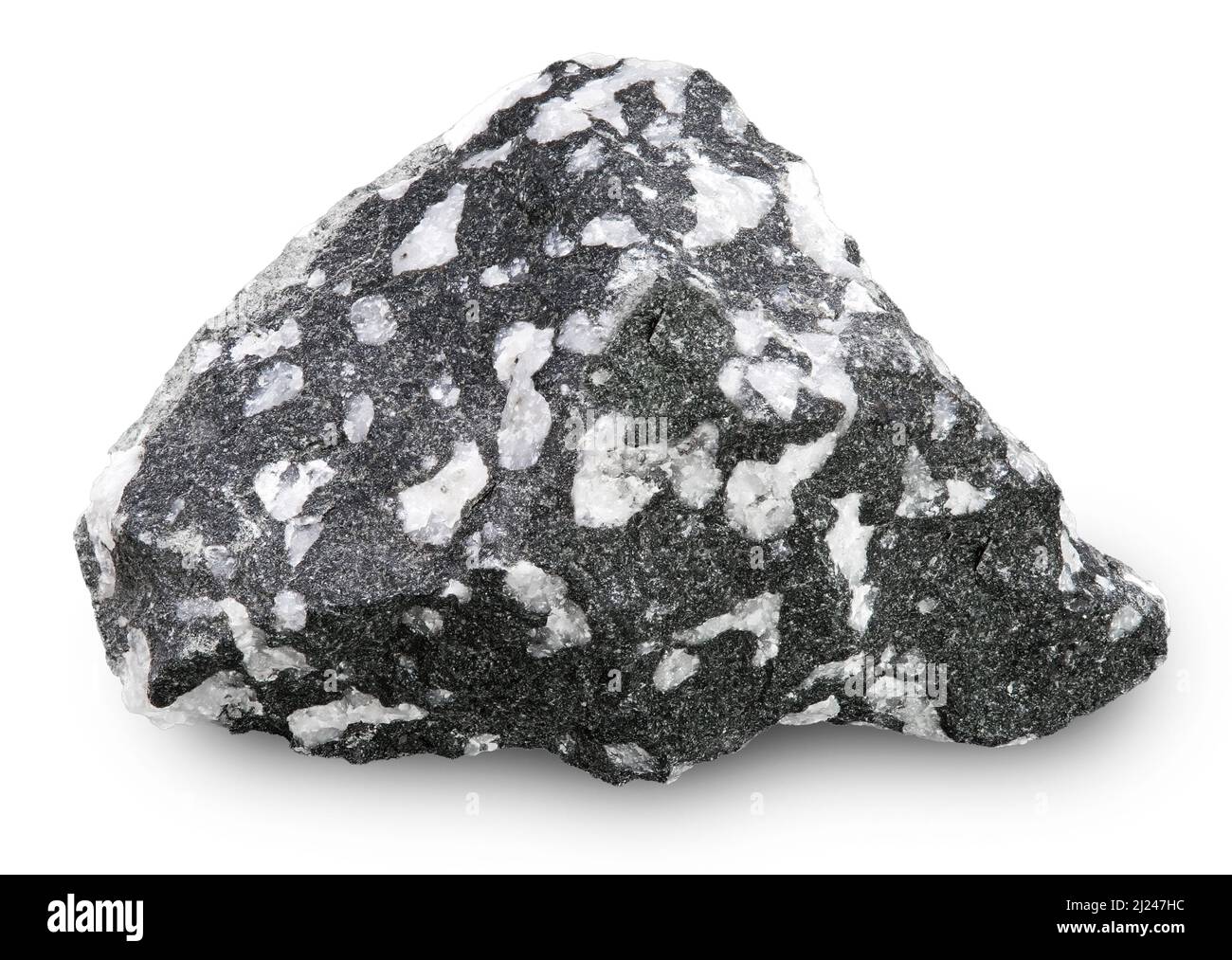 Andesite Porphyry, Igneous Rock, Volcanic, Mexico Stock Photo