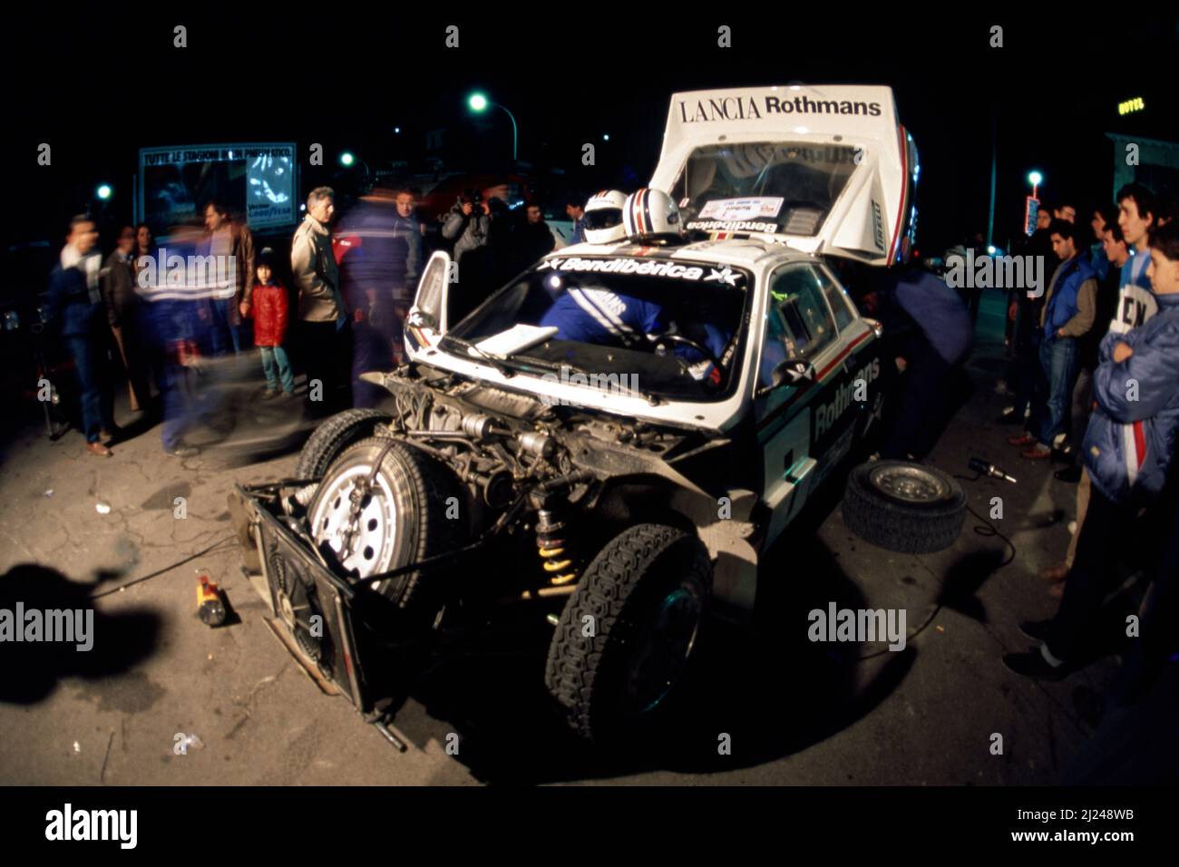 Salvador Servia (ESP) Jordi Sabater (ESP) Lancia Rally 037 GrB Jolly ...