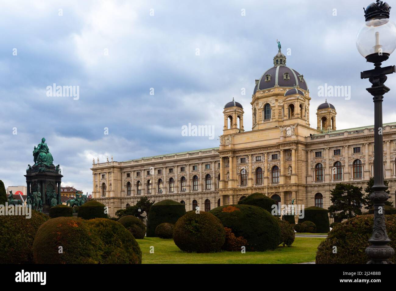 External view of Natural History Museum in Veienne, Austria Stock Photo