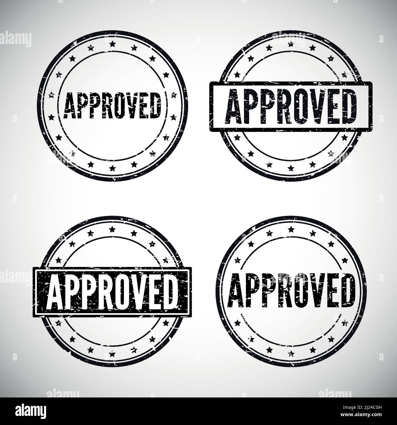 Approved stamp, vector illustration Stock Vector Image & Art - Alamy