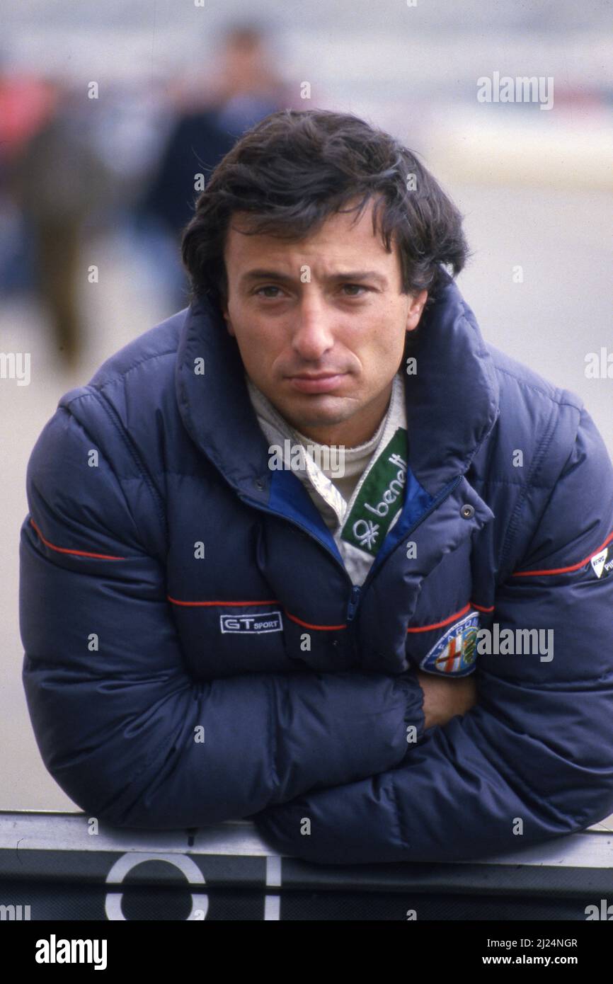 Riccardo Patrese (ITA) Alfa Romeo Stock Photo Alamy