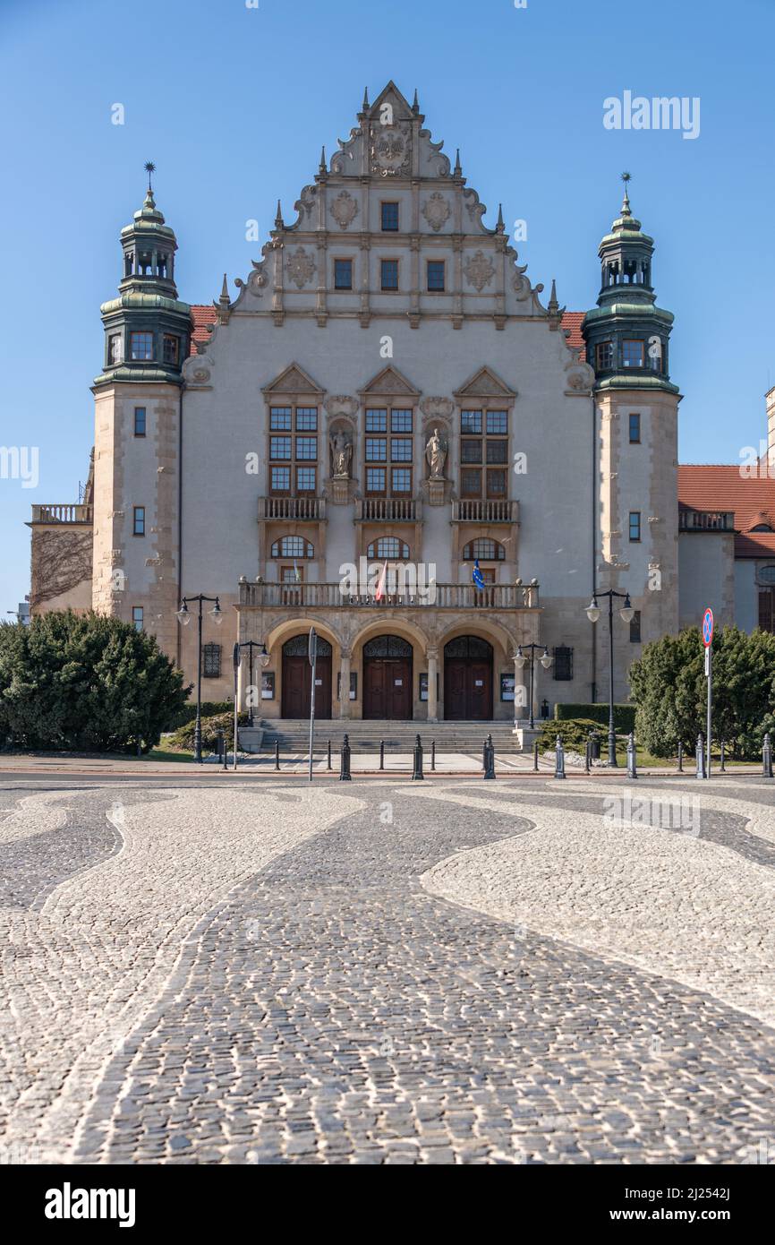 Adam Mickiewicz University in Poznan Stock Photo