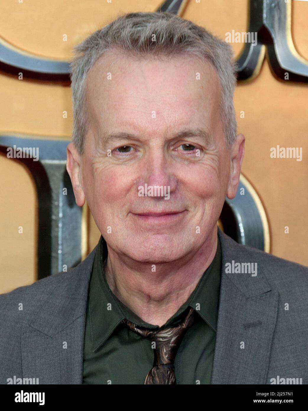 Mar 29, 2022 - London, England, UK - Frank Skinner attending Fantastic Beasts: The Secrets of Dumbledore World Film Premiere, Royal Festival Hall Stock Photo