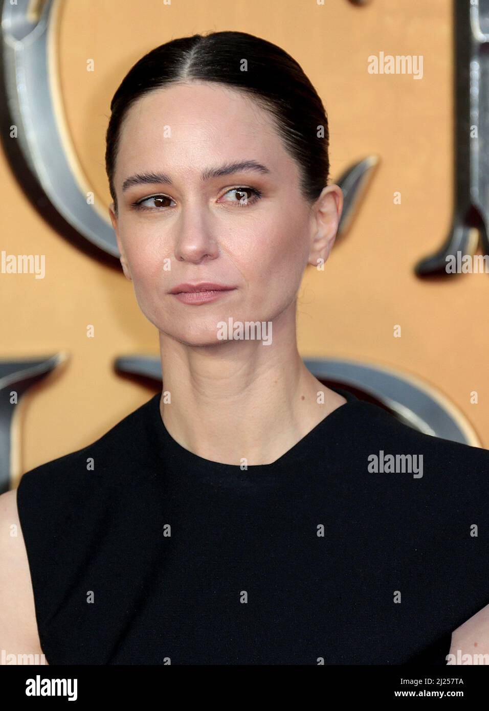 Mar 29, 2022 - London, England, UK - Katherine Waterston attending