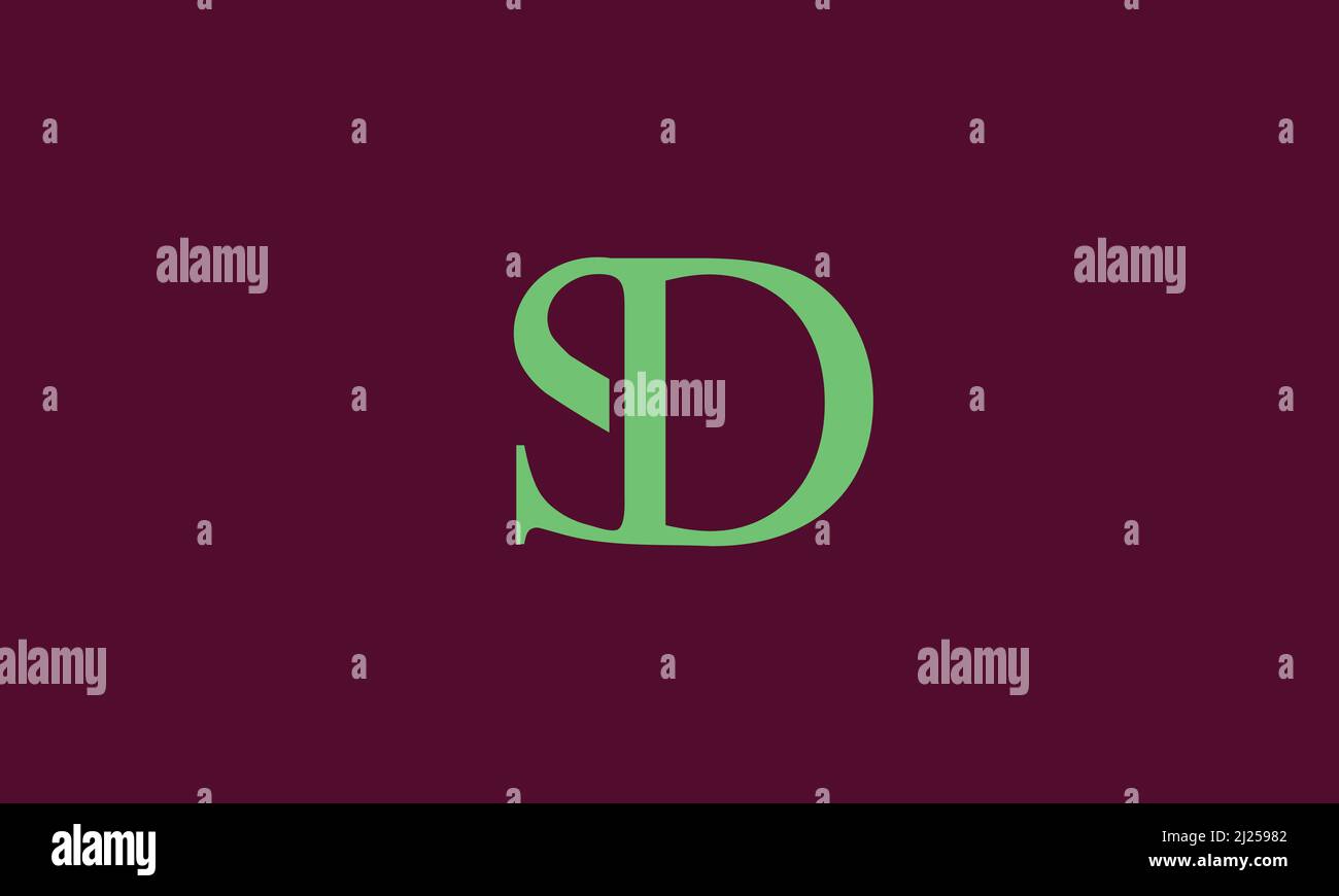 Alphabet letters Initials Monogram logo SD, DS, D and S Stock Vector ...