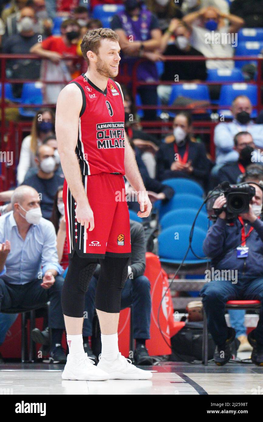 Mediolanum Forum, Milan, Italy, March 29, 2022, Nicolo Melli (AX Armani  Exchange Olimpia Milano) during AX Armani Exchange Milano vs Bayern Monaco  Stock Photo - Alamy