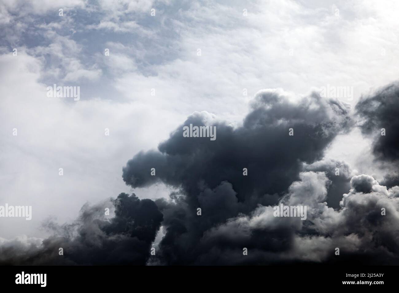 Dark and Dramatic Storm Clouds Area Background Stock Photo - Alamy