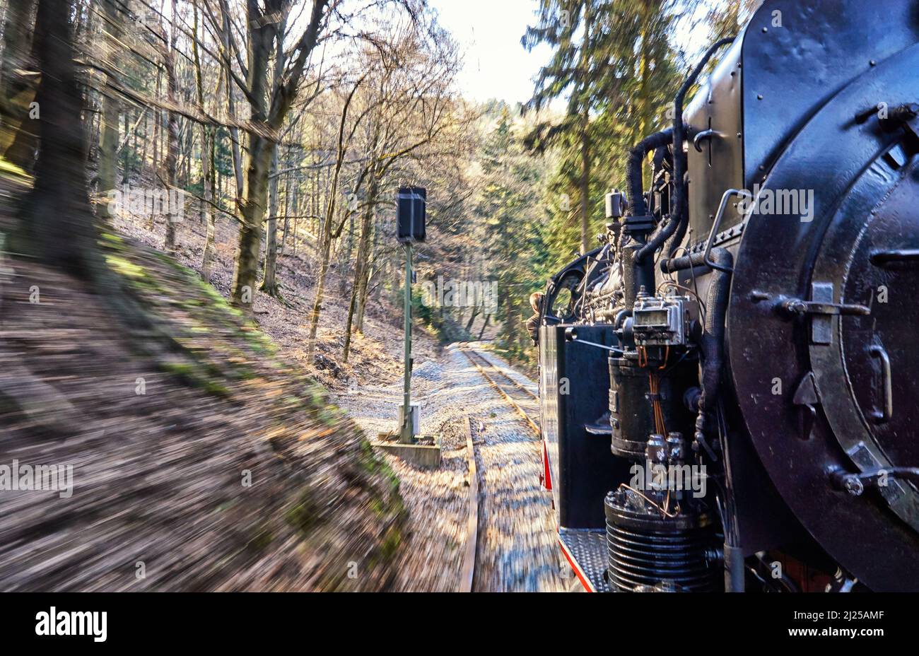 Steam Train Motion Ride a life in a steam locomotive. Dynamics through motion blur Stock ...