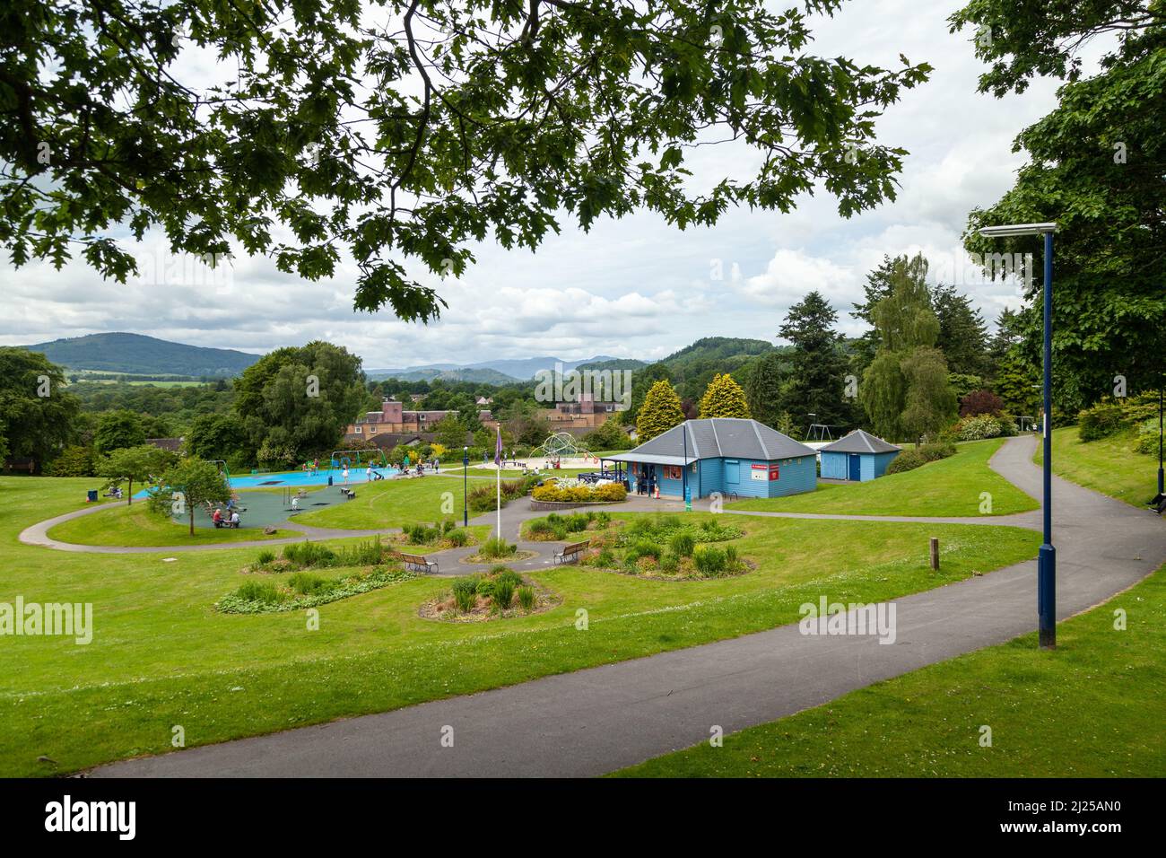 Macrosty Park, Crieff, Perthshire Stock Photo Alamy