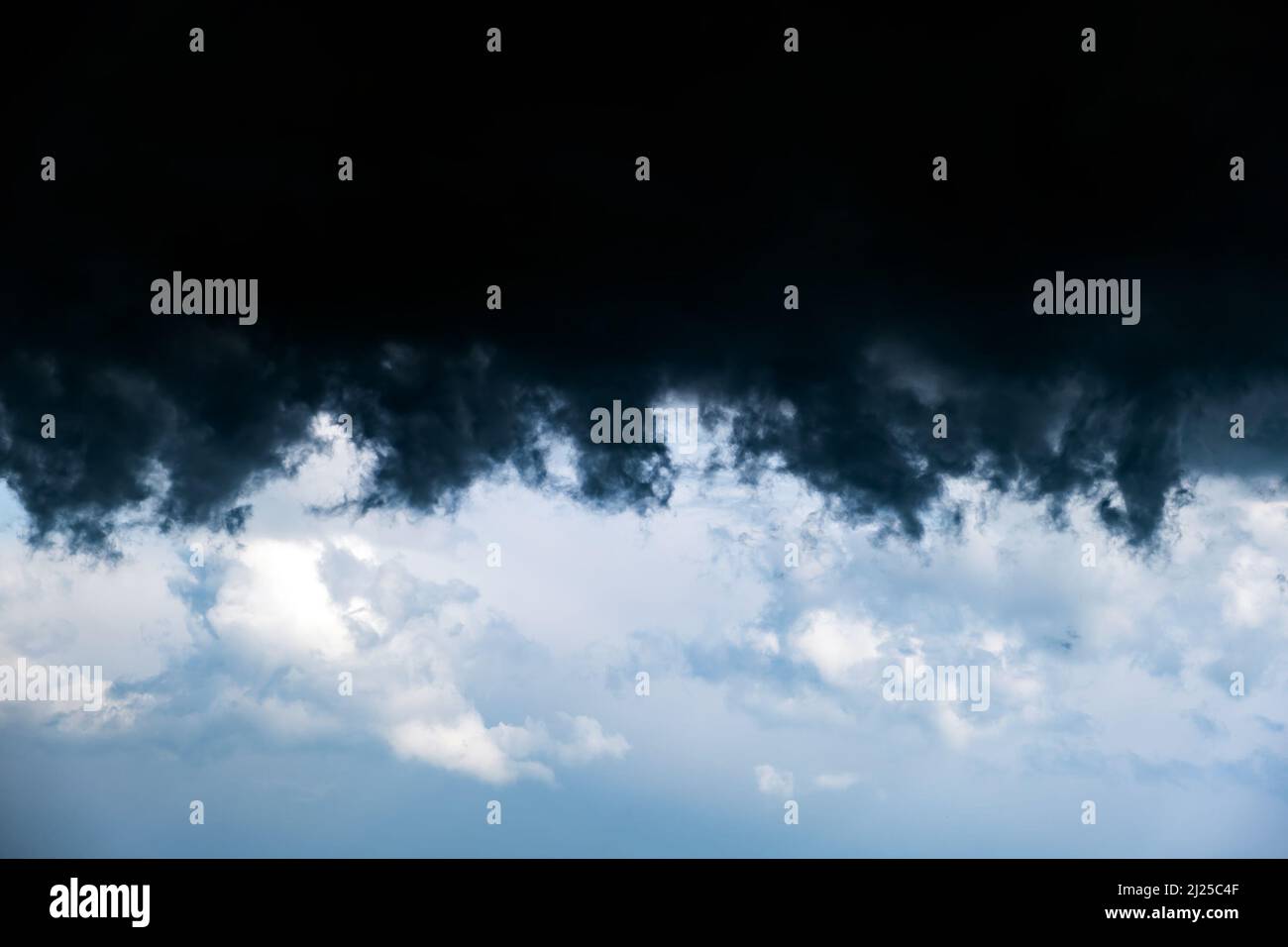 Dramatic Dark Rain Clouds before Thunder Storm for Background Stock ...