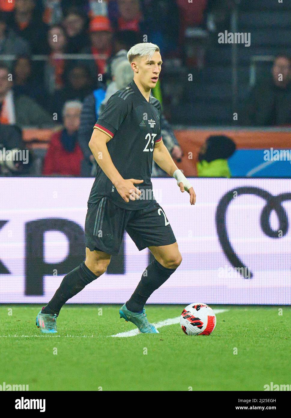 Amsterdam, Netherlands. 29th Mar, 2022. Nico Schlotterbeck, DFB 23  in the friendly match NETHERLANDS - GERMANY 1-1 Preparation for World Championships 2022 in Qatar ,Season 2021/2022, on Mar 29, 2022  in Amsterdam, Netherlands.  © Peter Schatz / Alamy Live News Credit: Peter Schatz/Alamy Live News Stock Photo