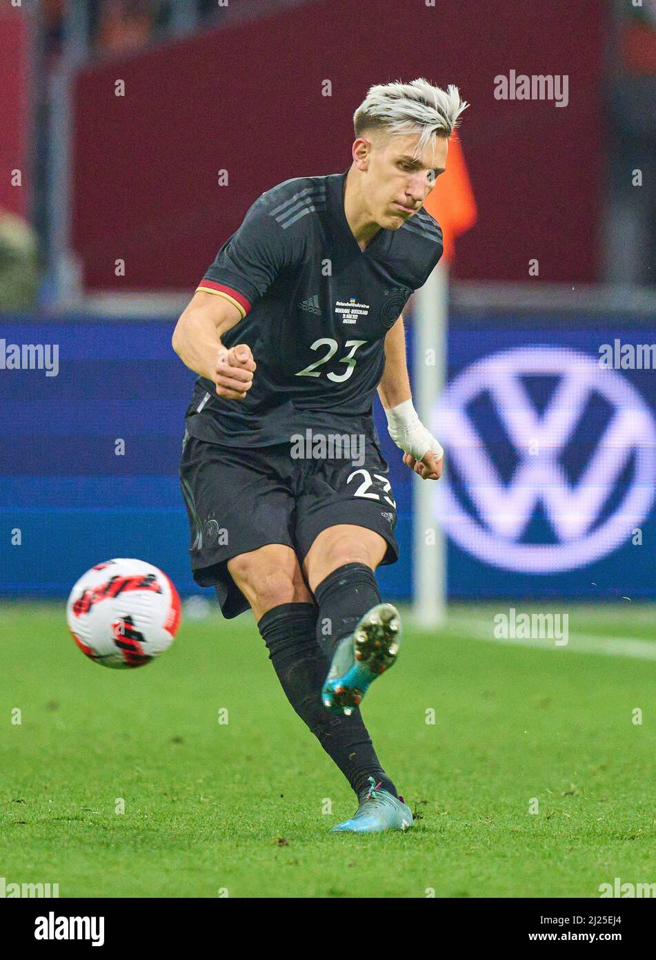 Amsterdam, Netherlands. 29th Mar, 2022. Nico Schlotterbeck, DFB 23  in the friendly match NETHERLANDS - GERMANY 1-1 Preparation for World Championships 2022 in Qatar ,Season 2021/2022, on Mar 29, 2022  in Amsterdam, Netherlands.  © Peter Schatz / Alamy Live News Credit: Peter Schatz/Alamy Live News Stock Photo