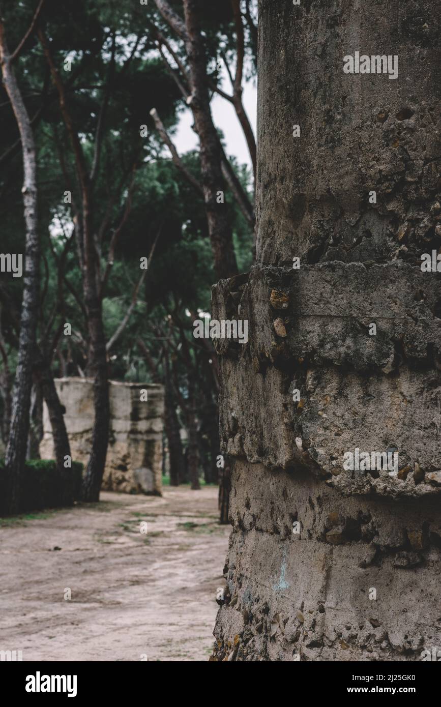 Spanish Civil War bunker in Parque Oeste, Madrid, Spain Stock Photo Alamy
