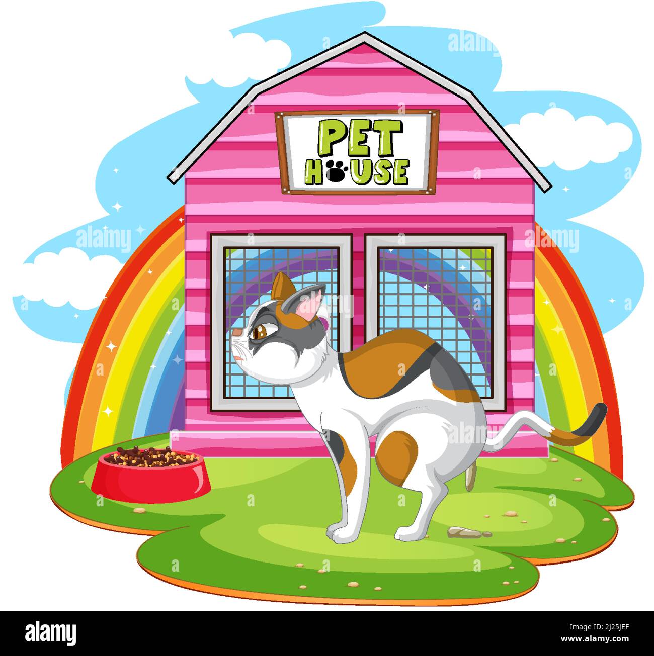 Rooftop cat Cut Out Stock Images & Pictures Alamy