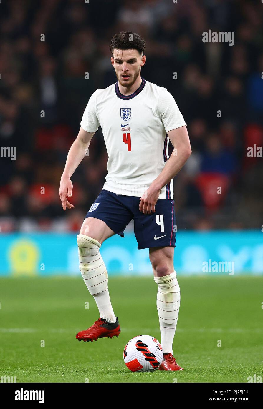 London, UK. 29th Mar, 2022. Declan Rice of England during the ...