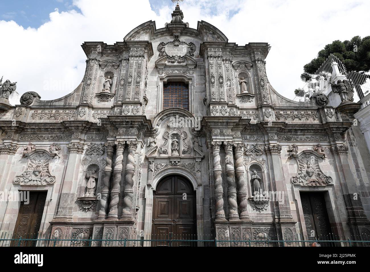 Jesuit church (Iglesia de la compania de Jesus), Quito, Ecuador Stock Photo