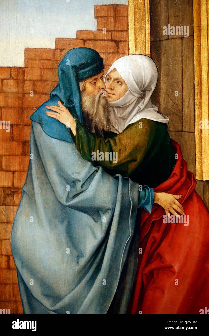 Thyssen Bornemisza Museum Triptyich Of The Rosary Hans Suess Von Kulmbach 1510 Stock Photo Thyssen Bornemisza Museum Triptyich Of The Rosary Hans Suess Von Kulmbach 1510 Stock Photo