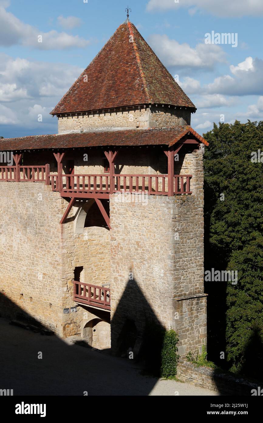 French old middle age castle. Stock Photo